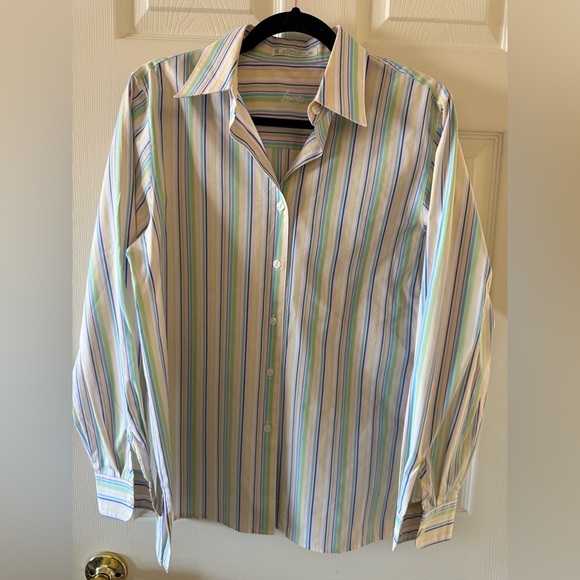 Foxcroft button down shirt • Women’s size 8 - Picture 1 of 6